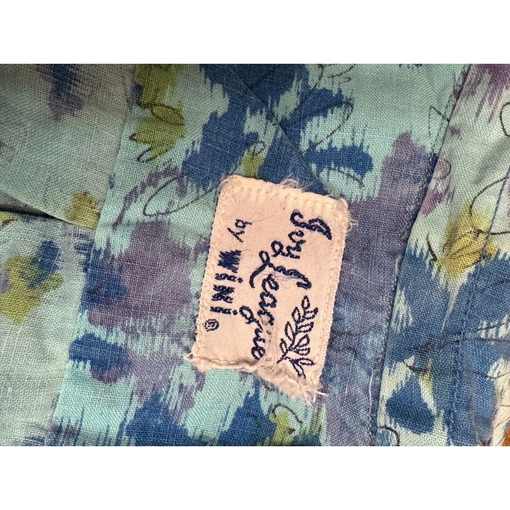 Vintage - Ivy League by Wini - Floral Hawaiian Shirt - Flawed - Picture 3 of 4